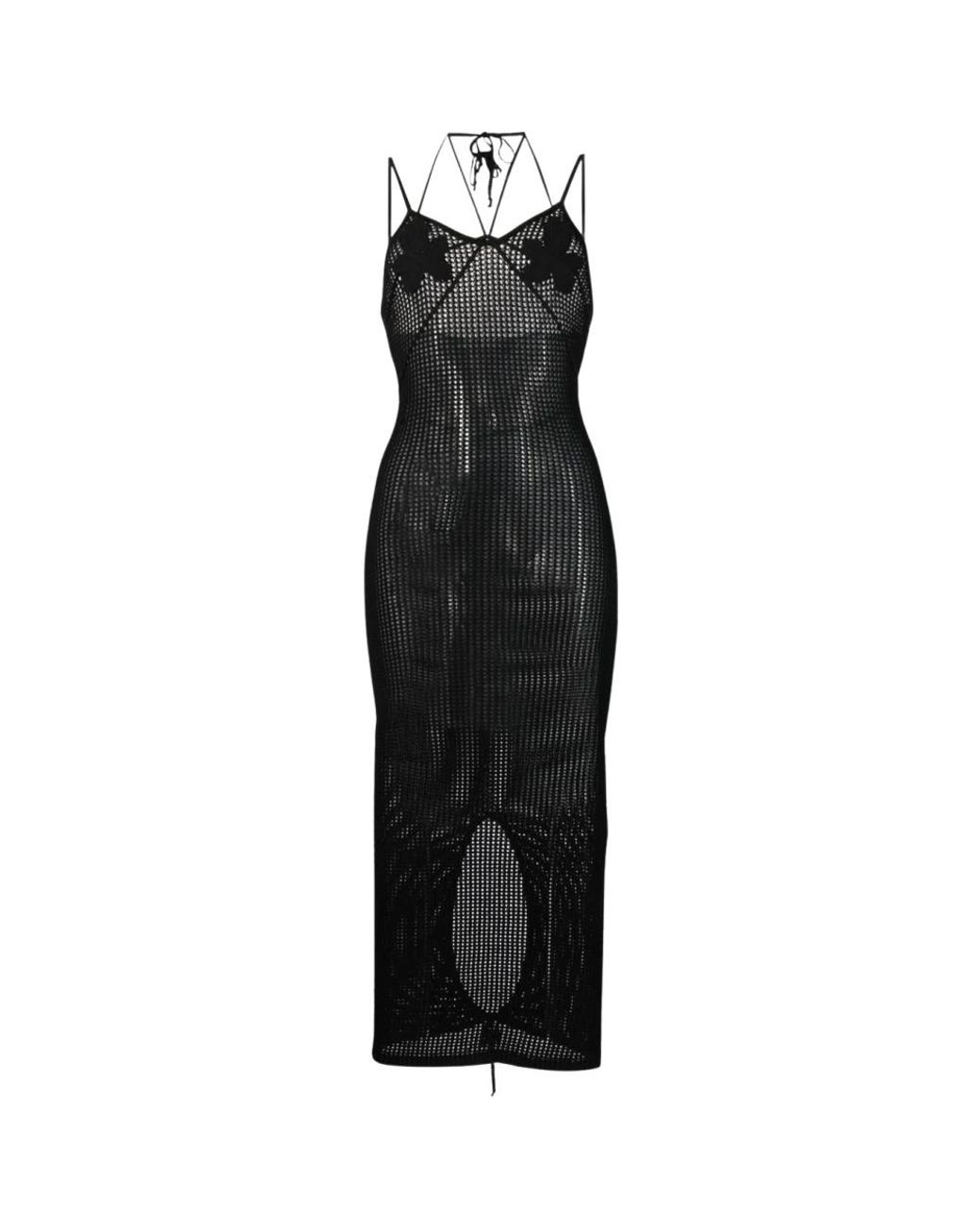 ANDREA ADAMO Black Knitted Dresses