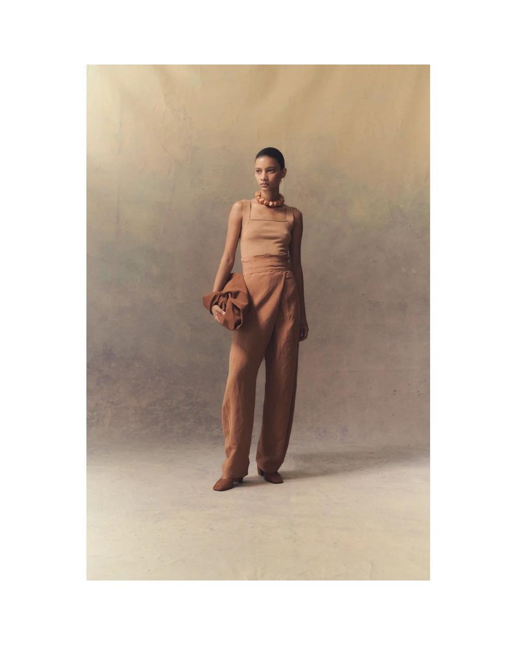 Cortana Brown Wide Trousers