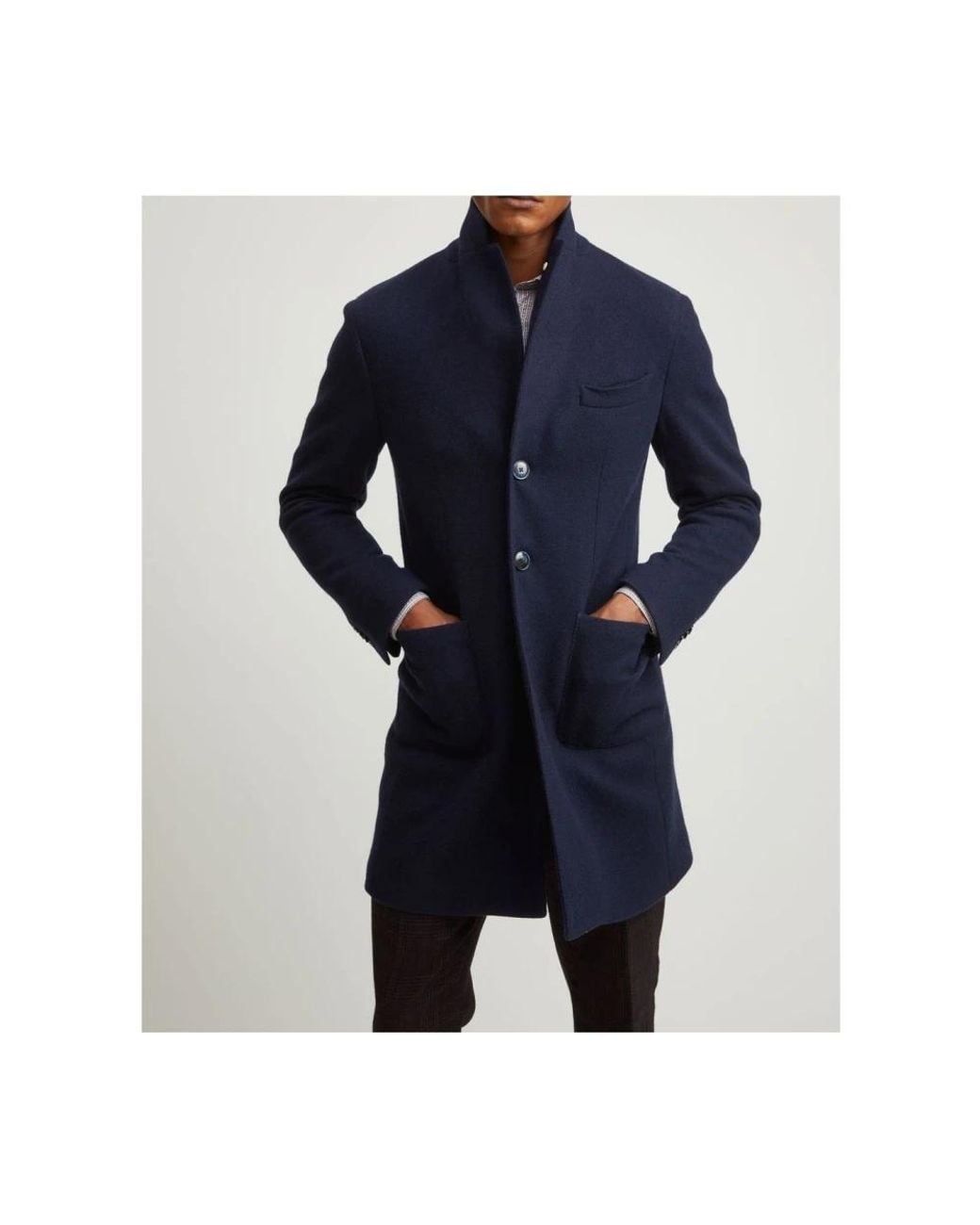 L.b.m. 1911 Blue Trench Coats for men