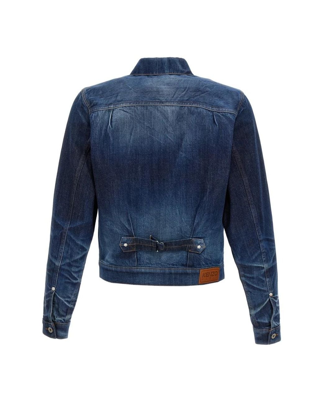 KENZO Blue Denim Jackets for men
