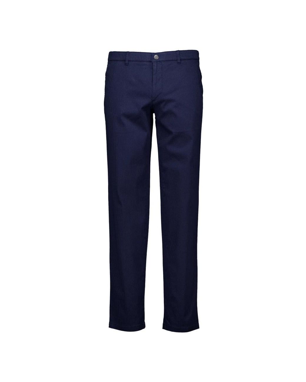 Com4 Broeken ,Blauw ,Katoen Modern Chino in het Blue voor heren