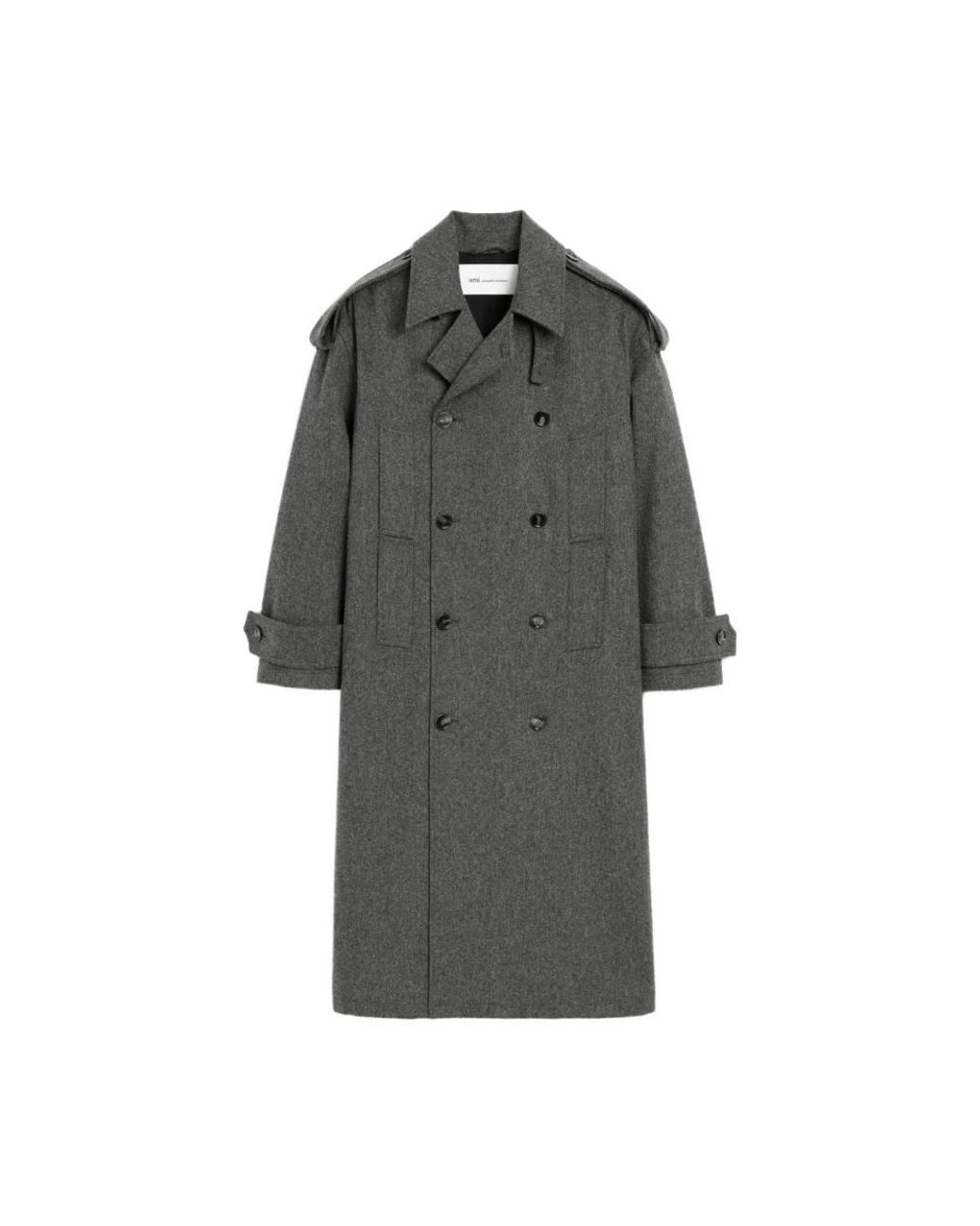 AMI Gray Trench Coats