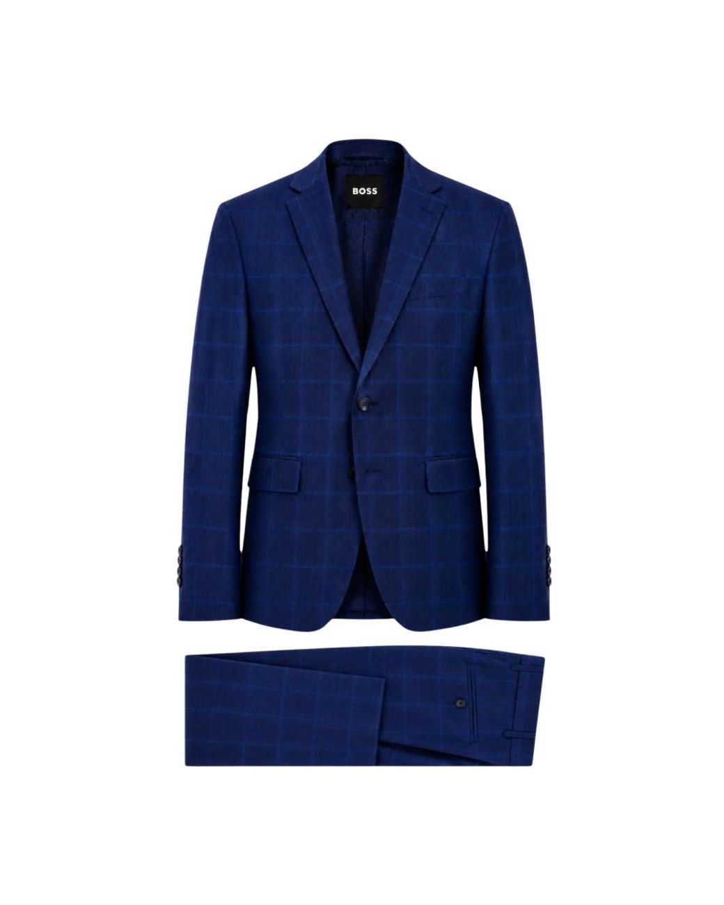 Single Breasted Suits Boss pour homme en coloris Blue