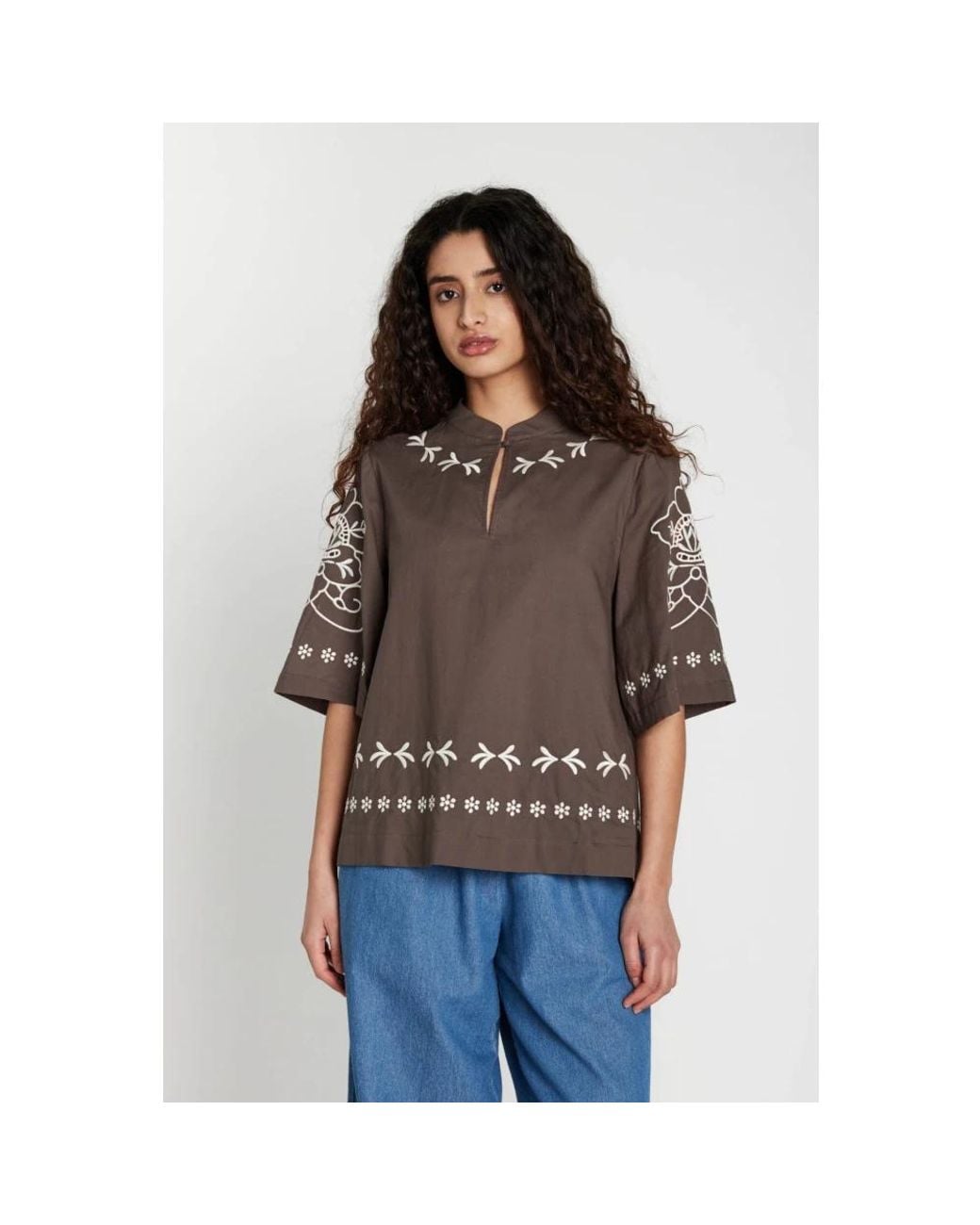 Blouses Heartmade de color Gray