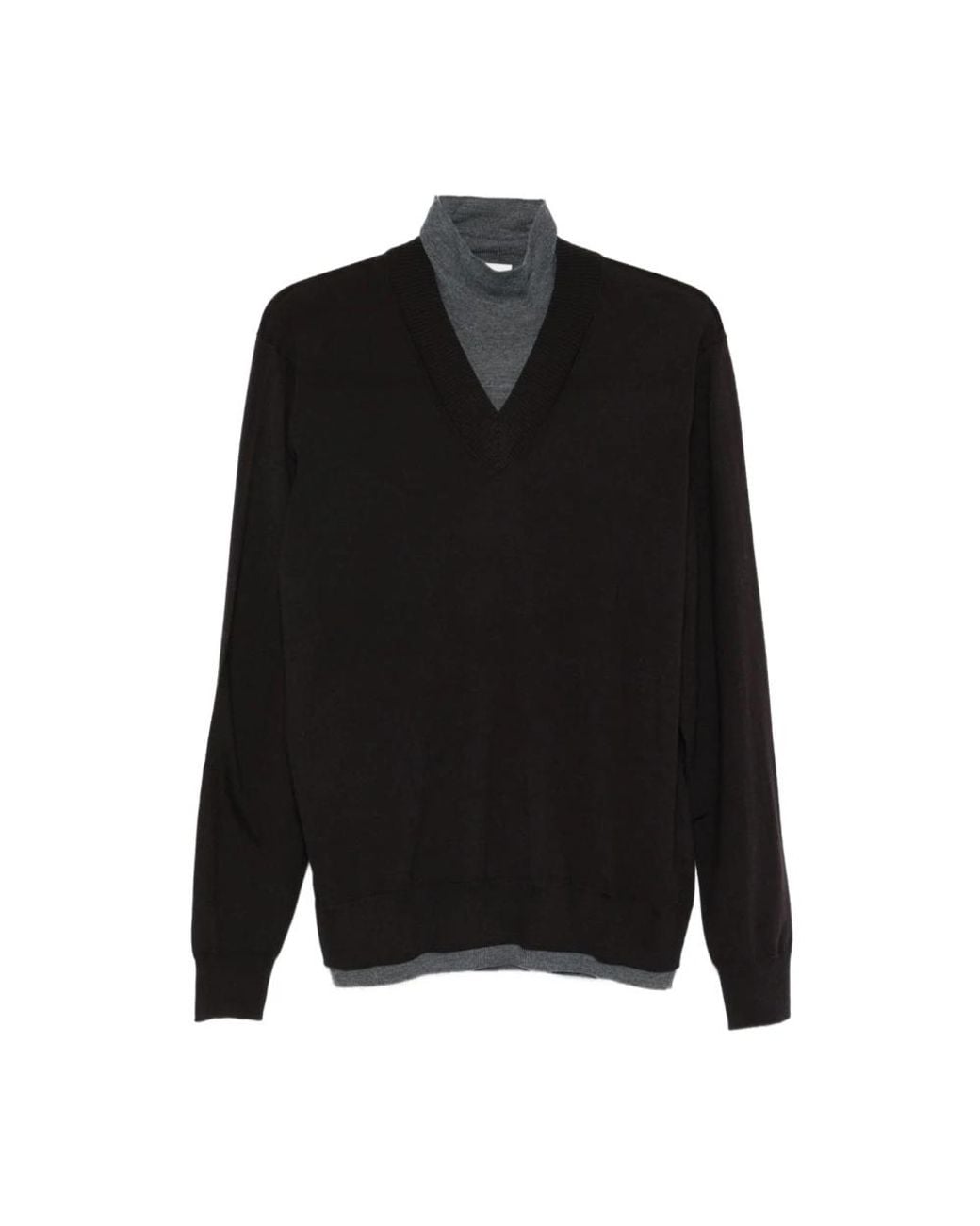 Paolo Pecora Black Turtlenecks for men