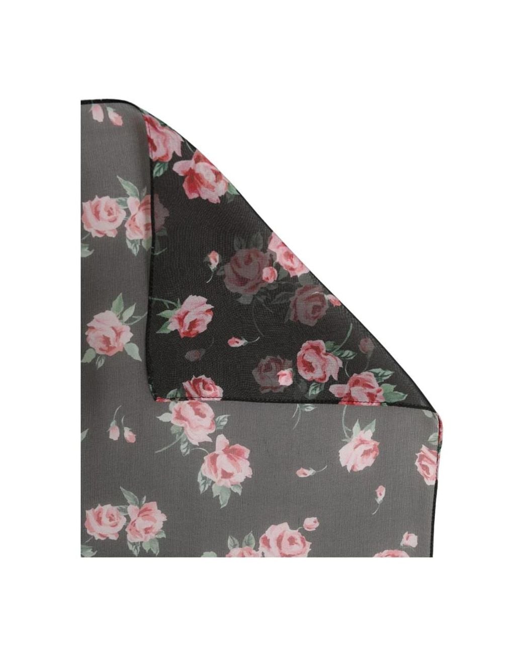 Dolce & Gabbana Black Silk Scarves