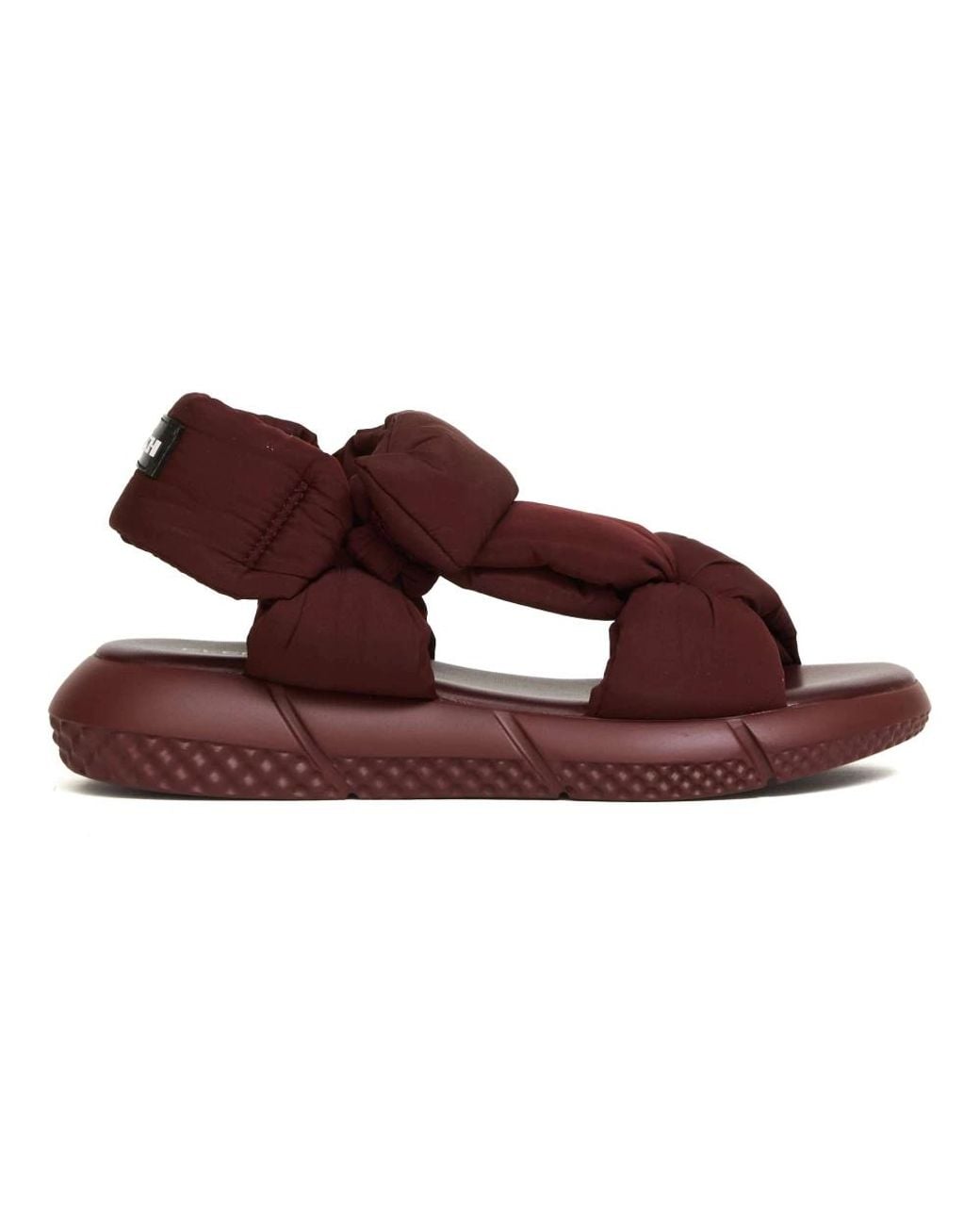 Elena Iachi Brown Flat Sandals