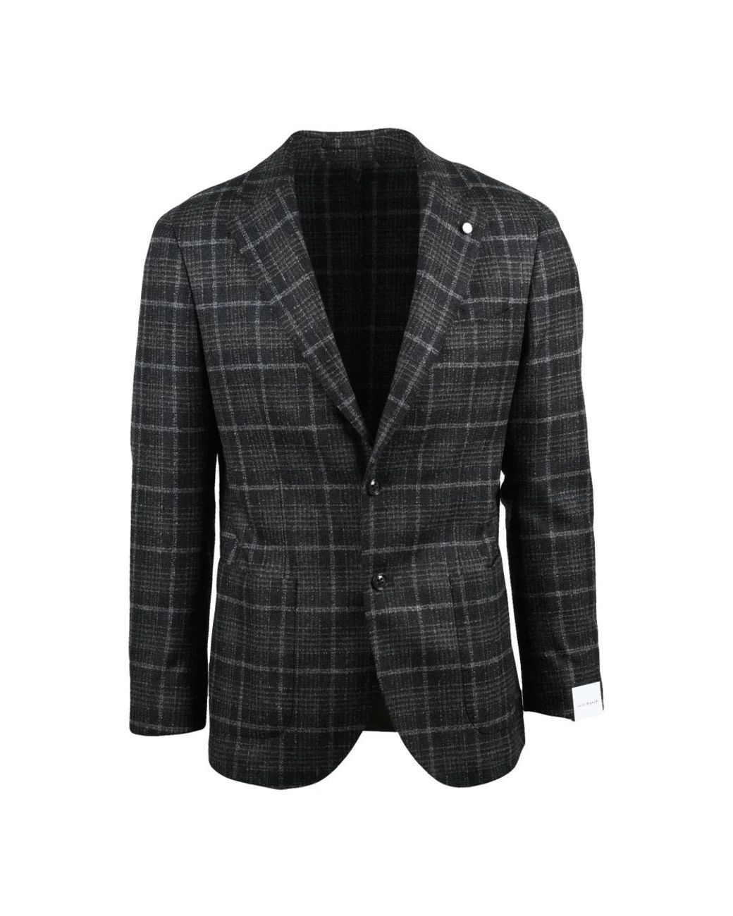 Luigi Bianchi Black Blazers for men
