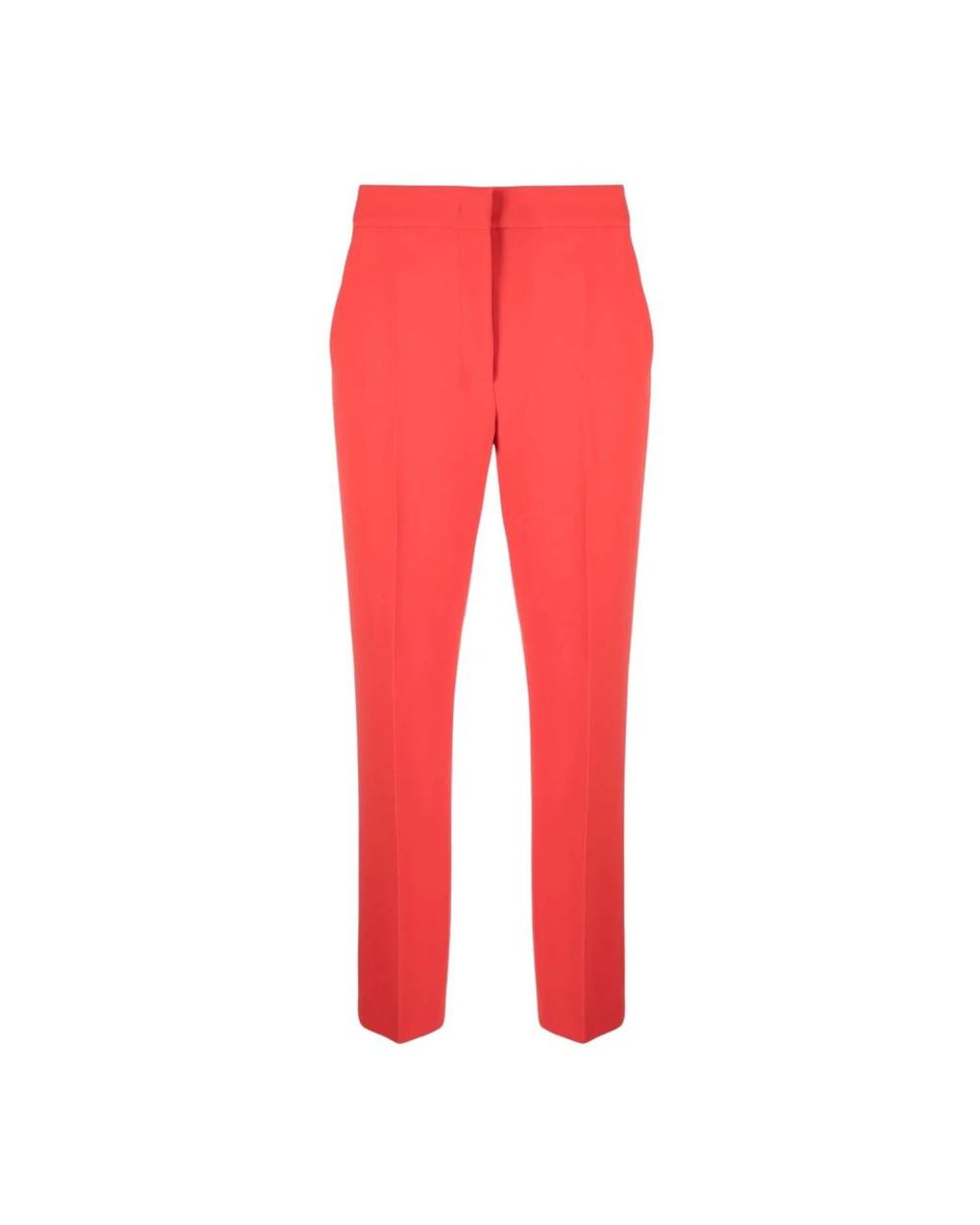 Moschino Red Cropped Trousers