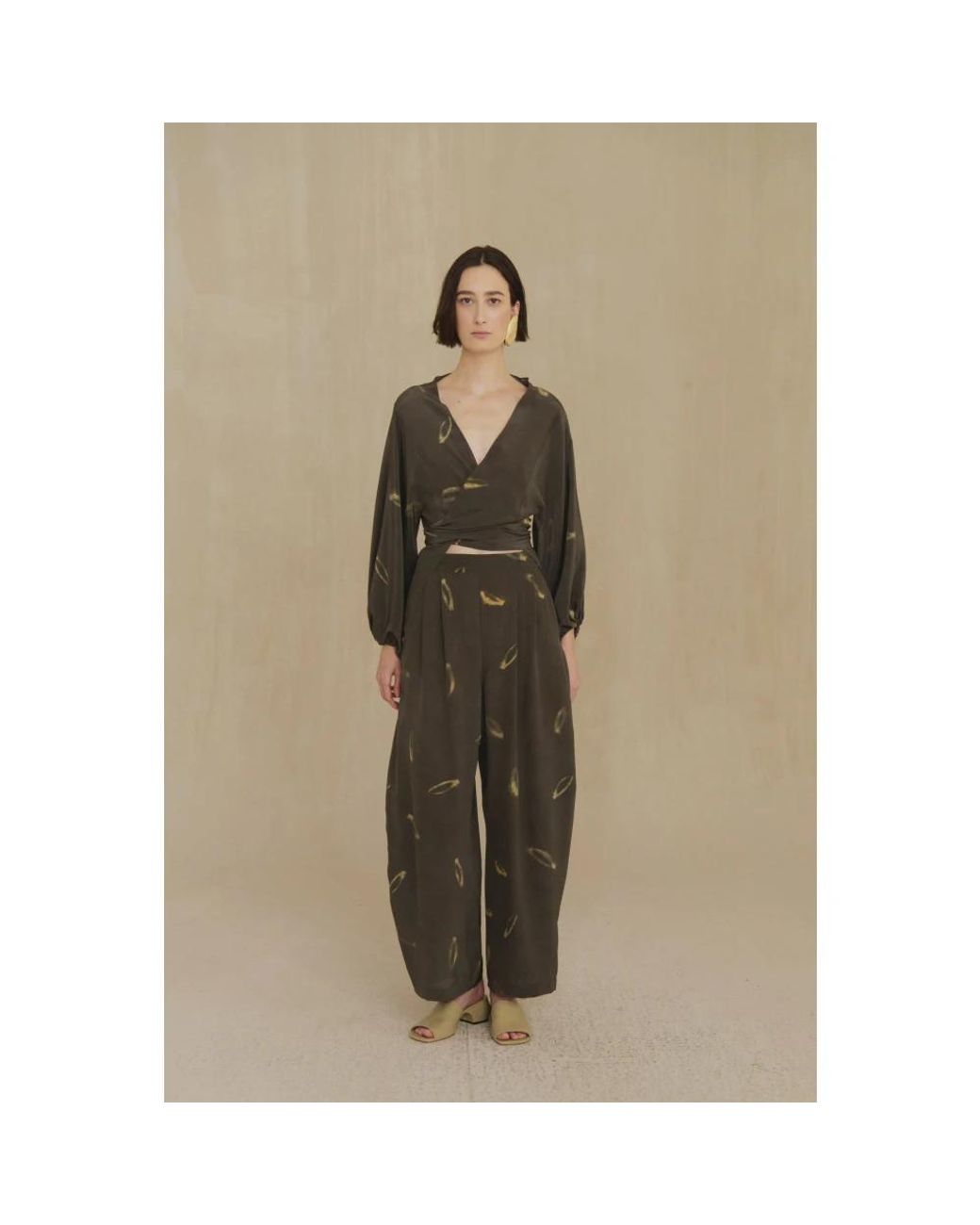 Cortana Brown Blouses
