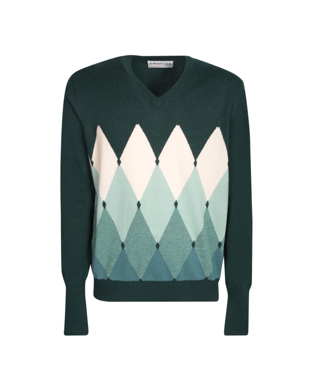 Ballantyne Green V-Neck Knitwear for men