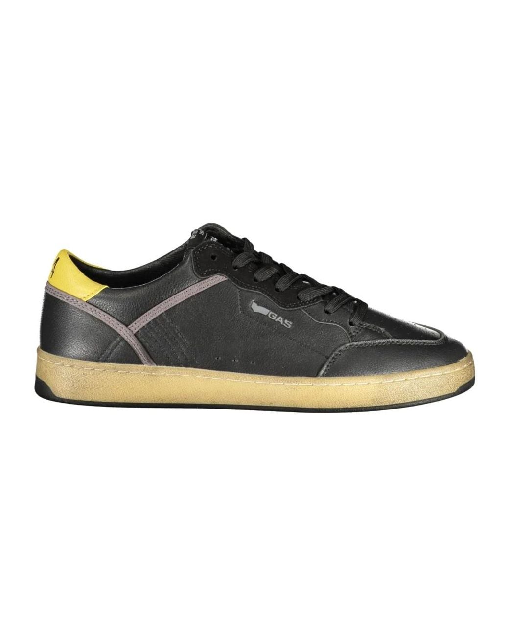 Gas Black Sneakers for men