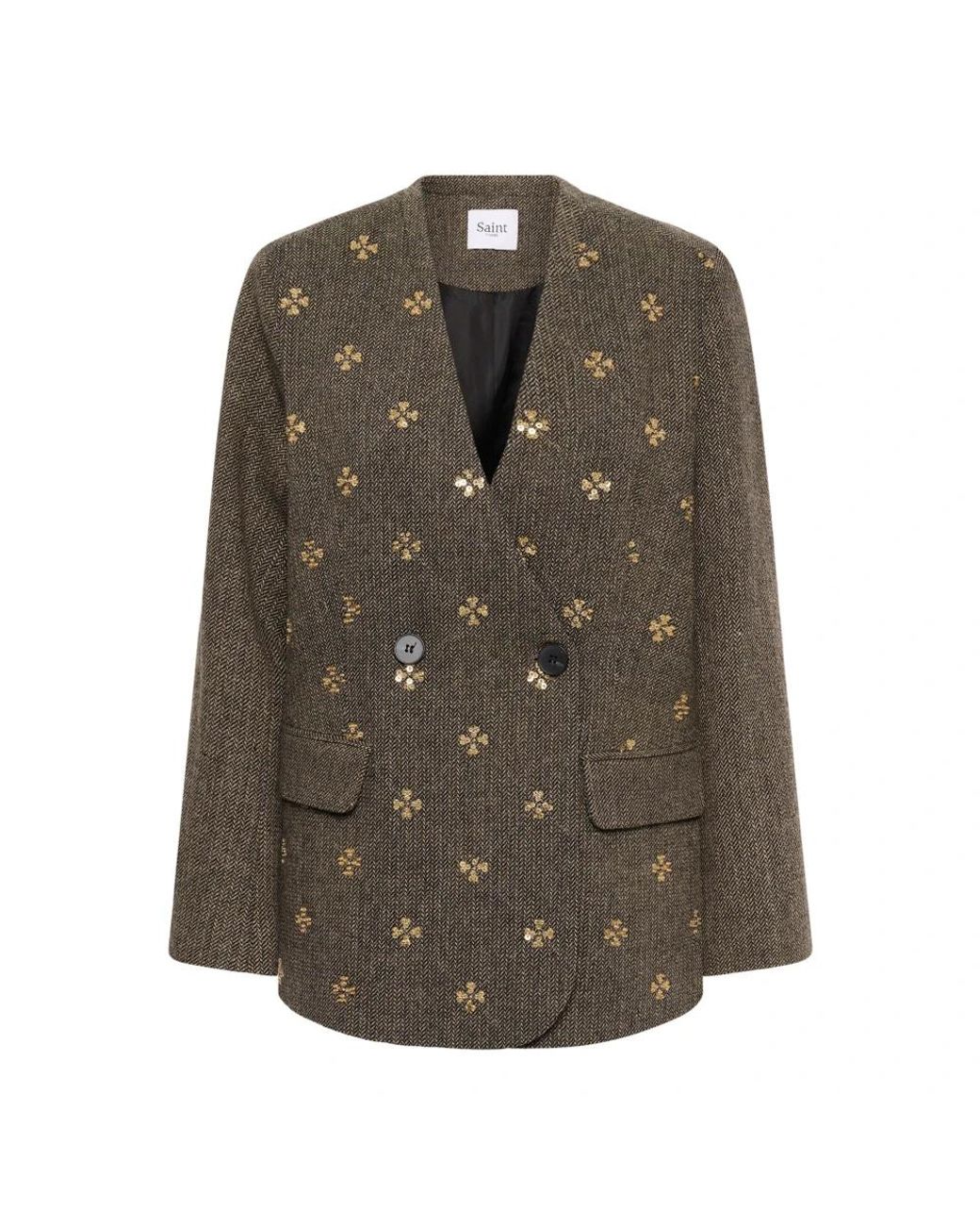Saint Tropez Jassen ,Grijs ,Blazer in het Green