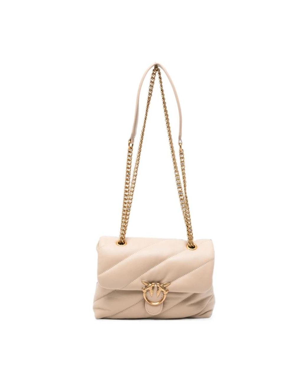 Pinko Natural Shoulder Bags