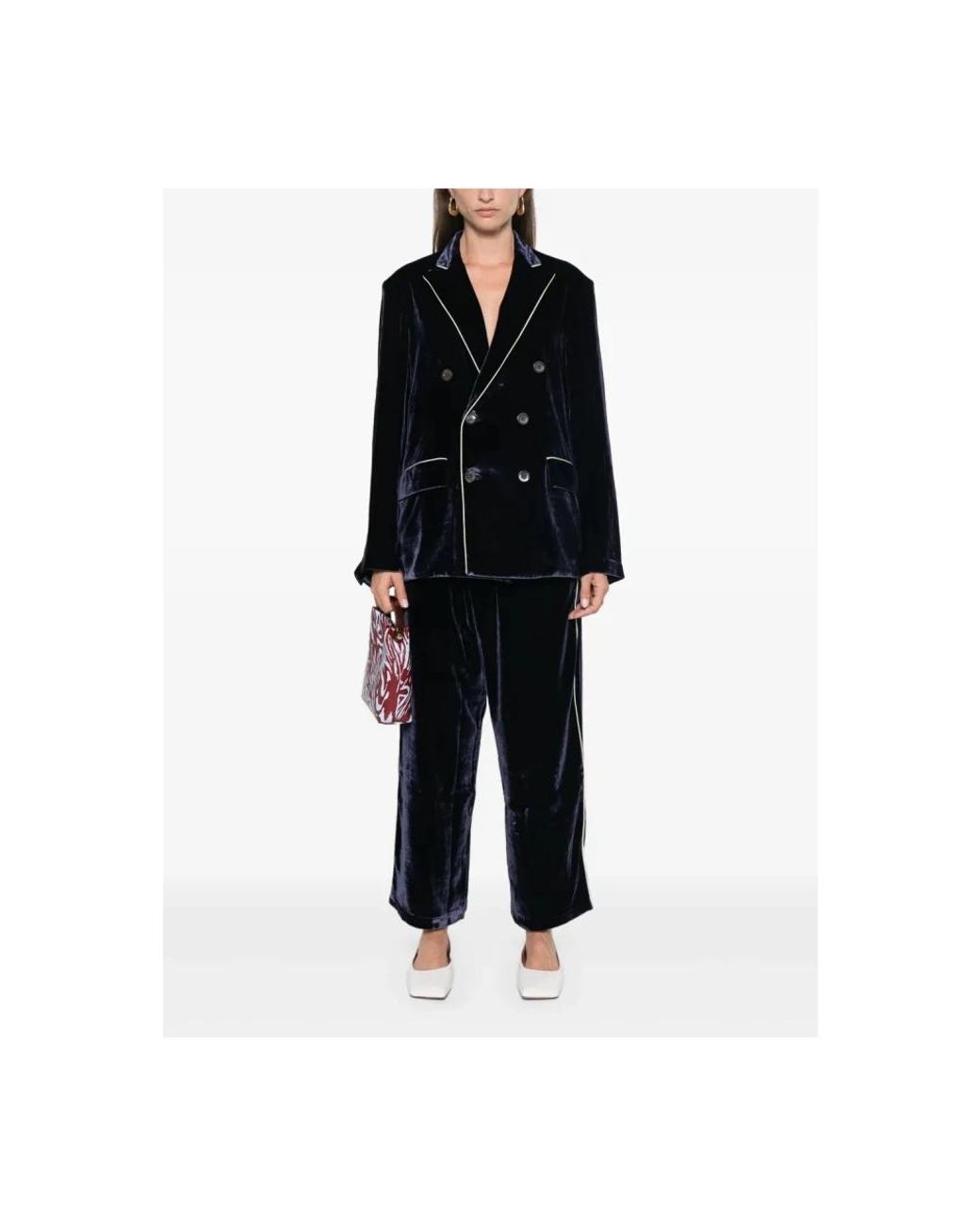 Pierre Louis Mascia Black Straight Trousers