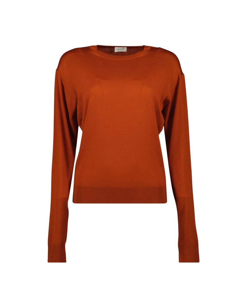 Saint Laurent Brown Cashmere Knitwear
