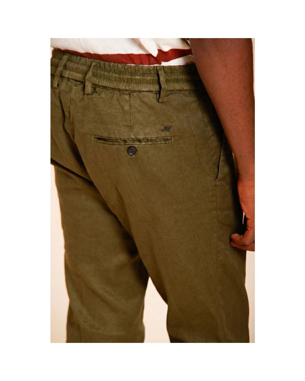 Mason's Green Chinos for men