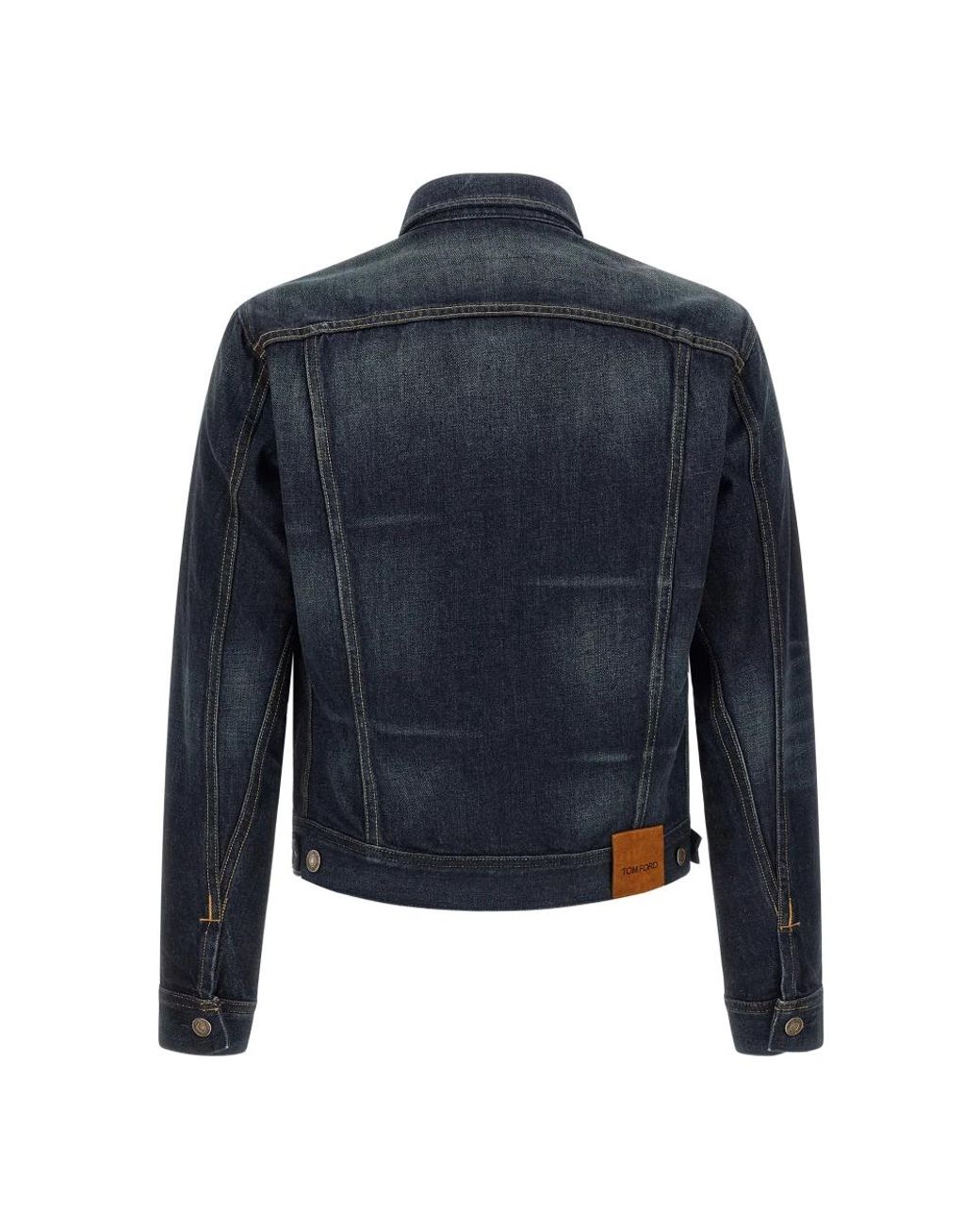 Tom Ford Blue Denim Jackets for men