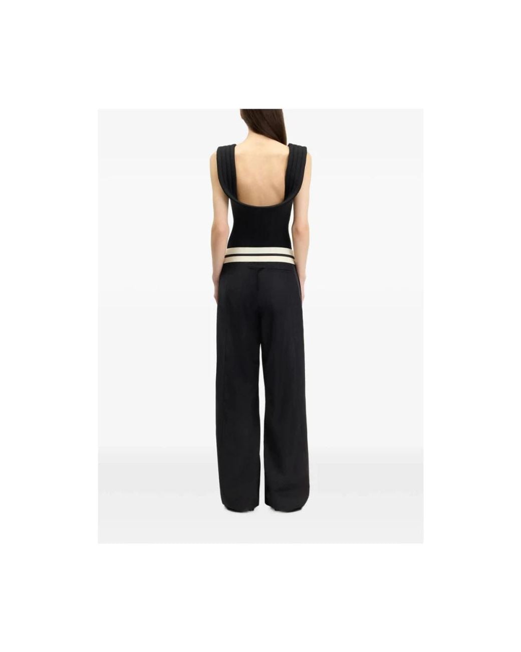 Jean Paul Gaultier Black Wide Trousers