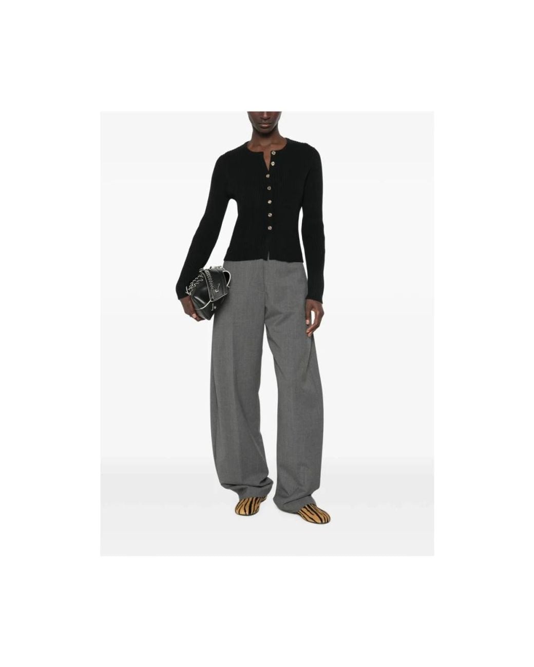 Thelatest Gray Tapered Trousers