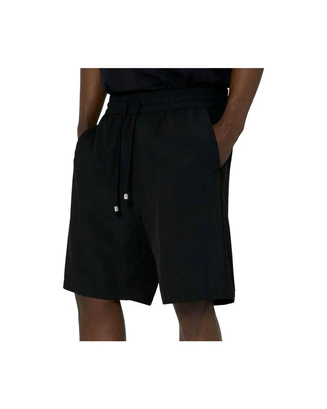 John Richmond Black Casual Shorts for men