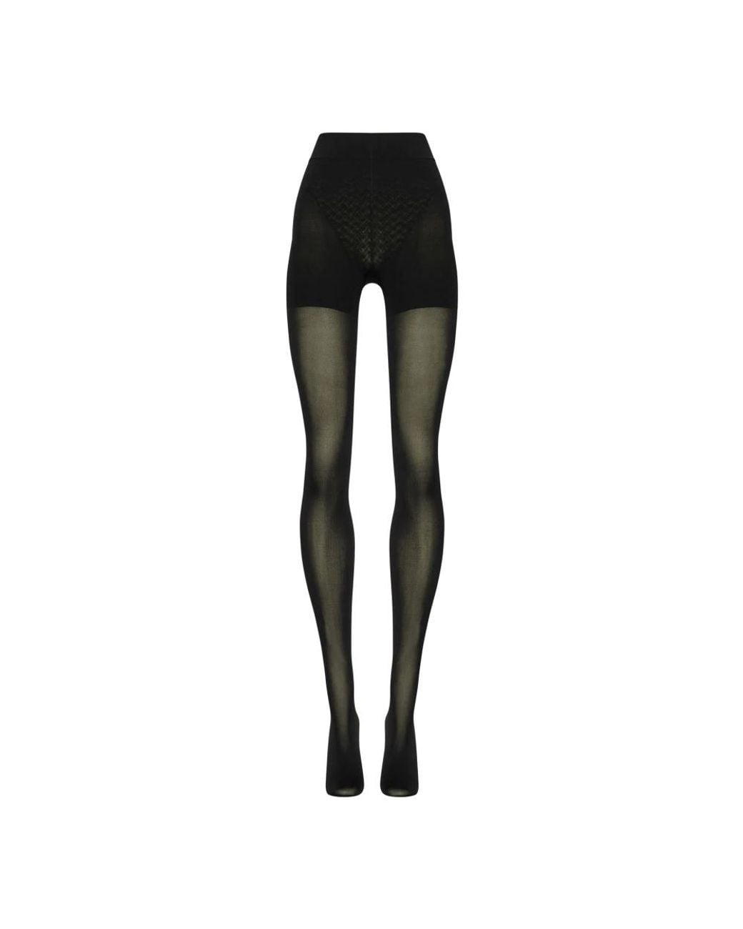 Wolford Black Tummy 66 Control Top Tights