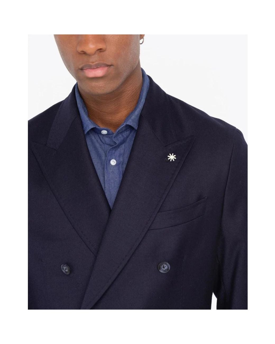 Manuel Ritz Blue Blazers for men