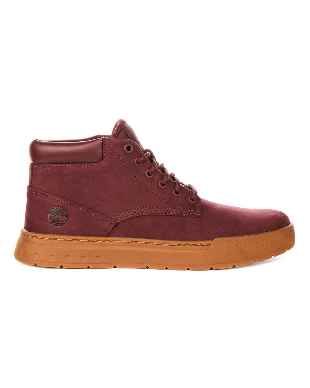 Timberland Red Lace-Up Boots