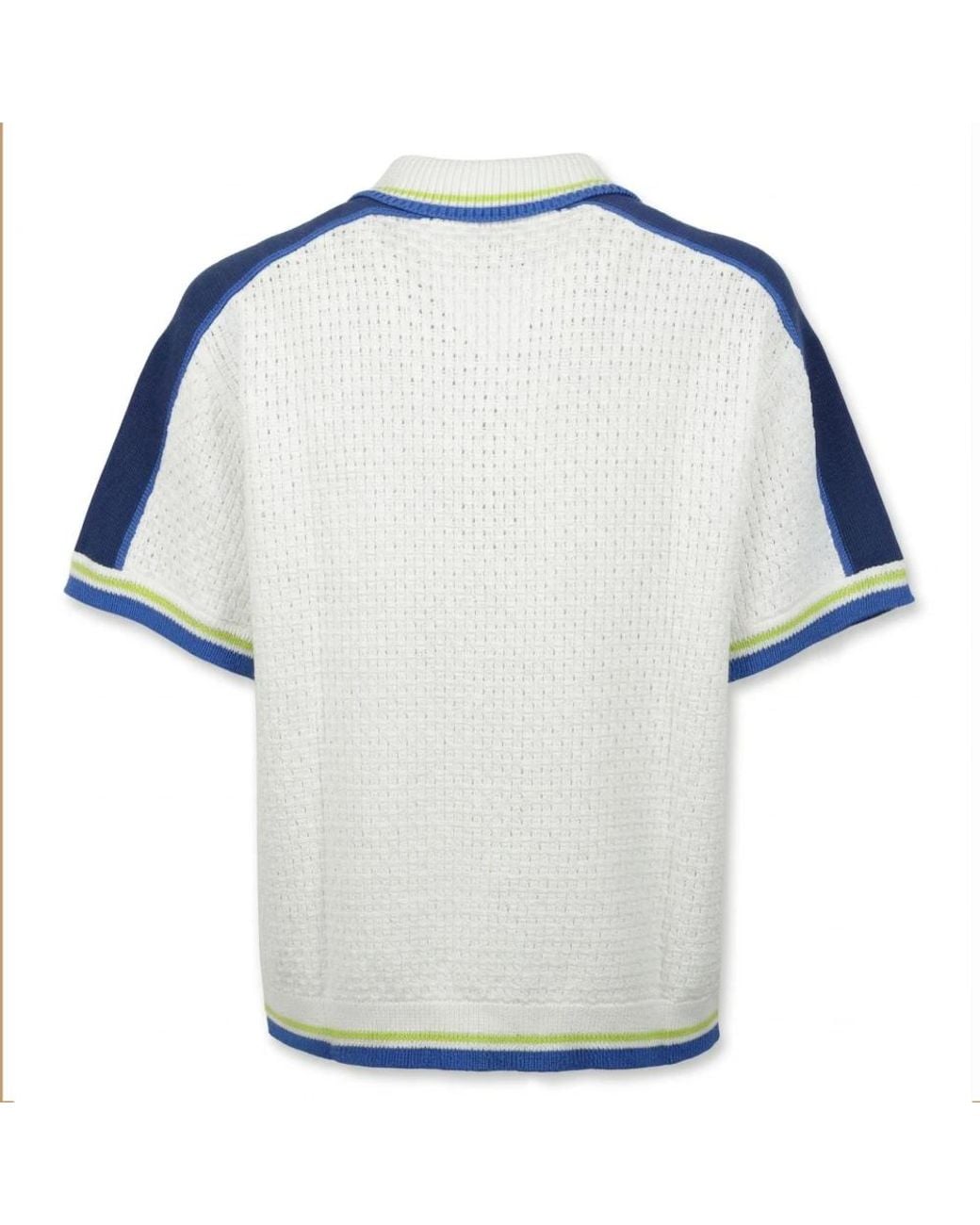 Casablanca Blue Short Sleeve Shirts for men