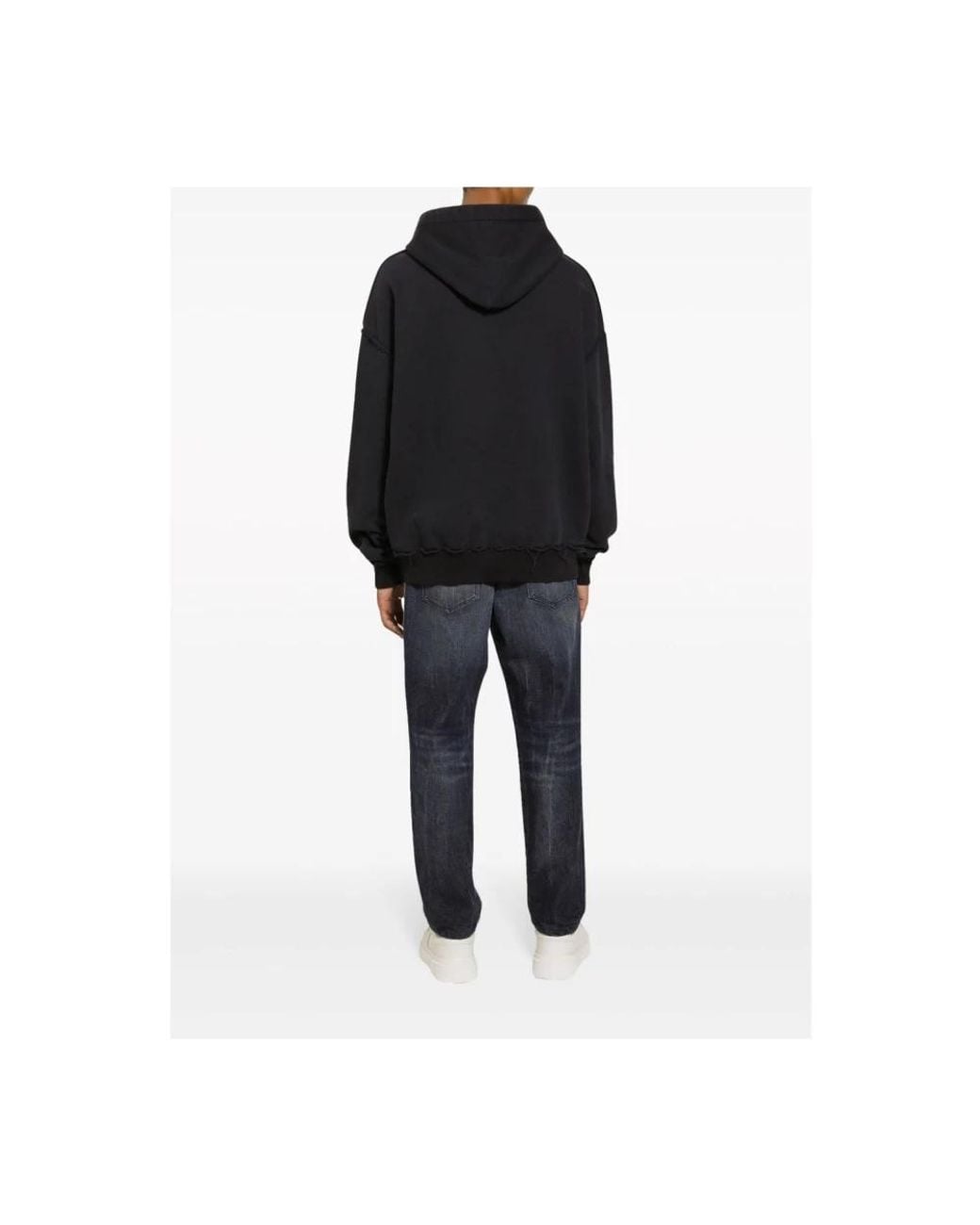 Dolce & Gabbana Black Hoodies for men