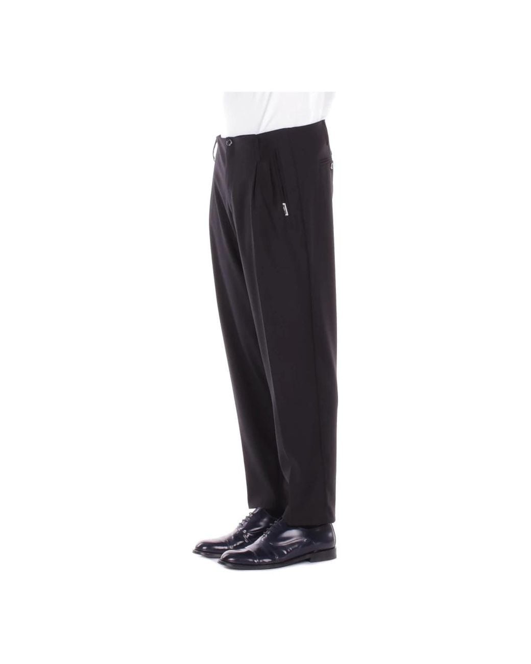 John Richmond Black Suit Trousers for men