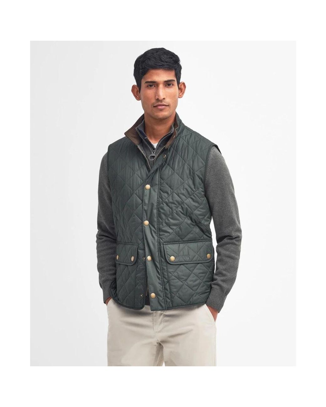 Barbour Gray Vests for men
