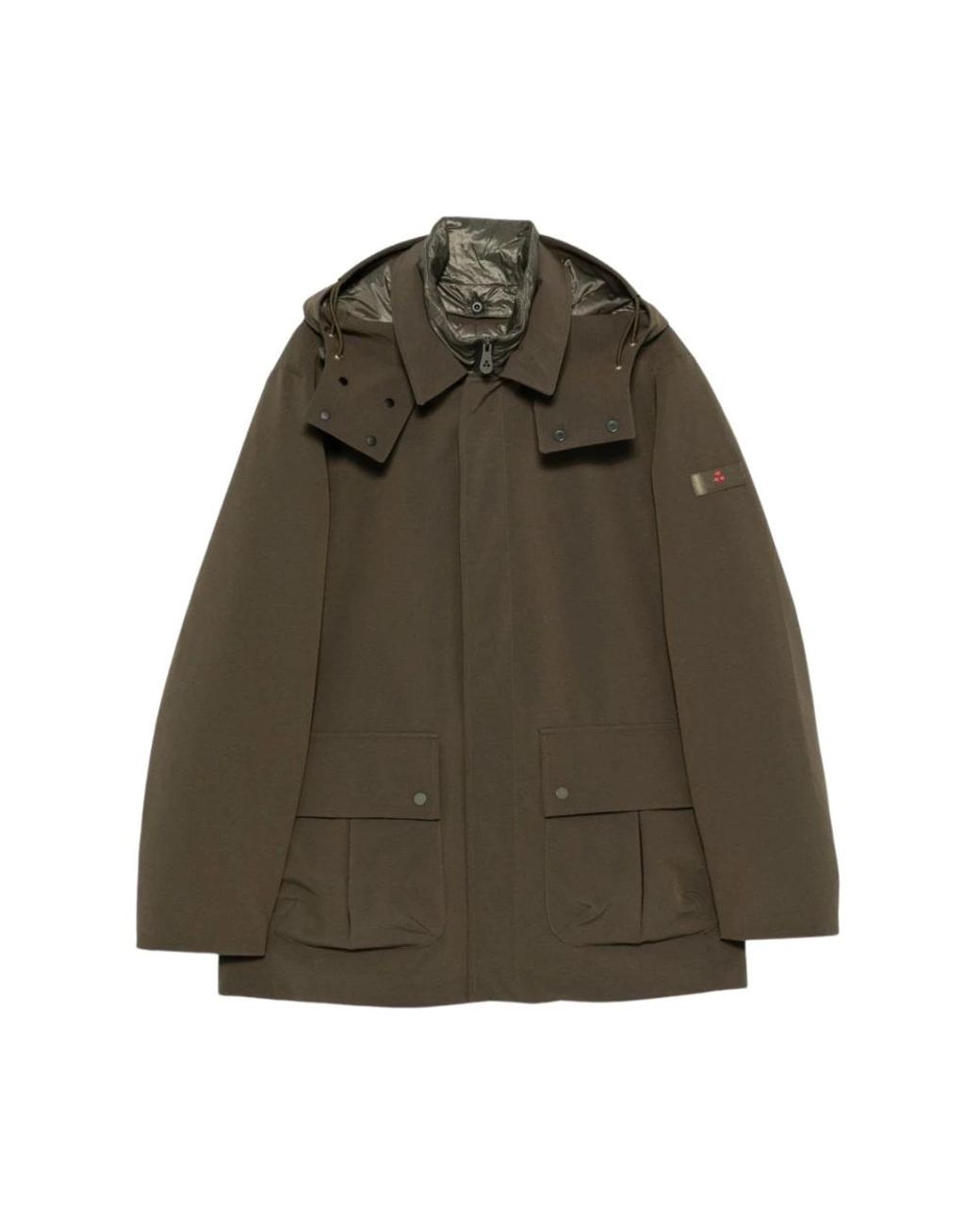 Peuterey Green Parkas for men