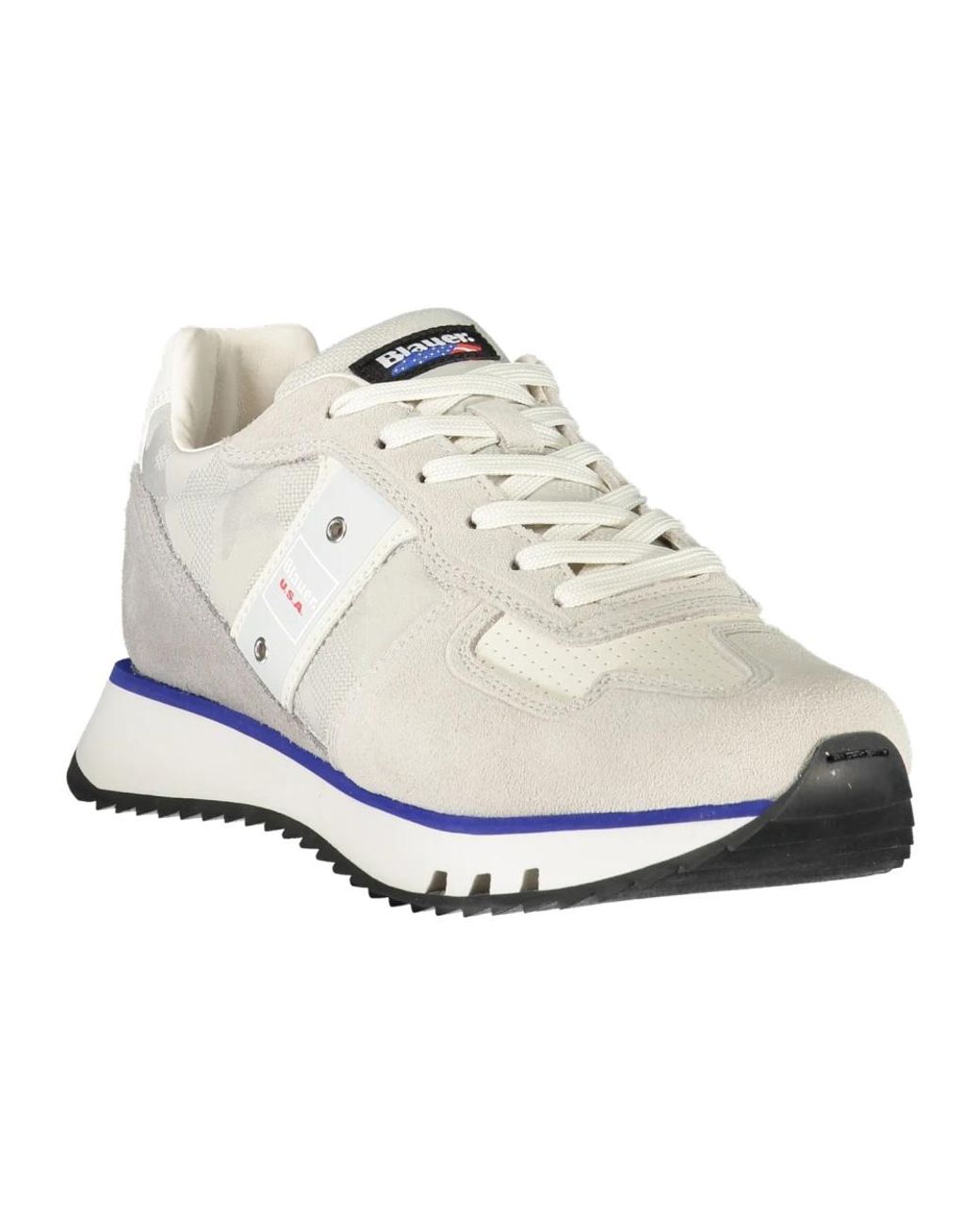 Blauer White Sneakers for men
