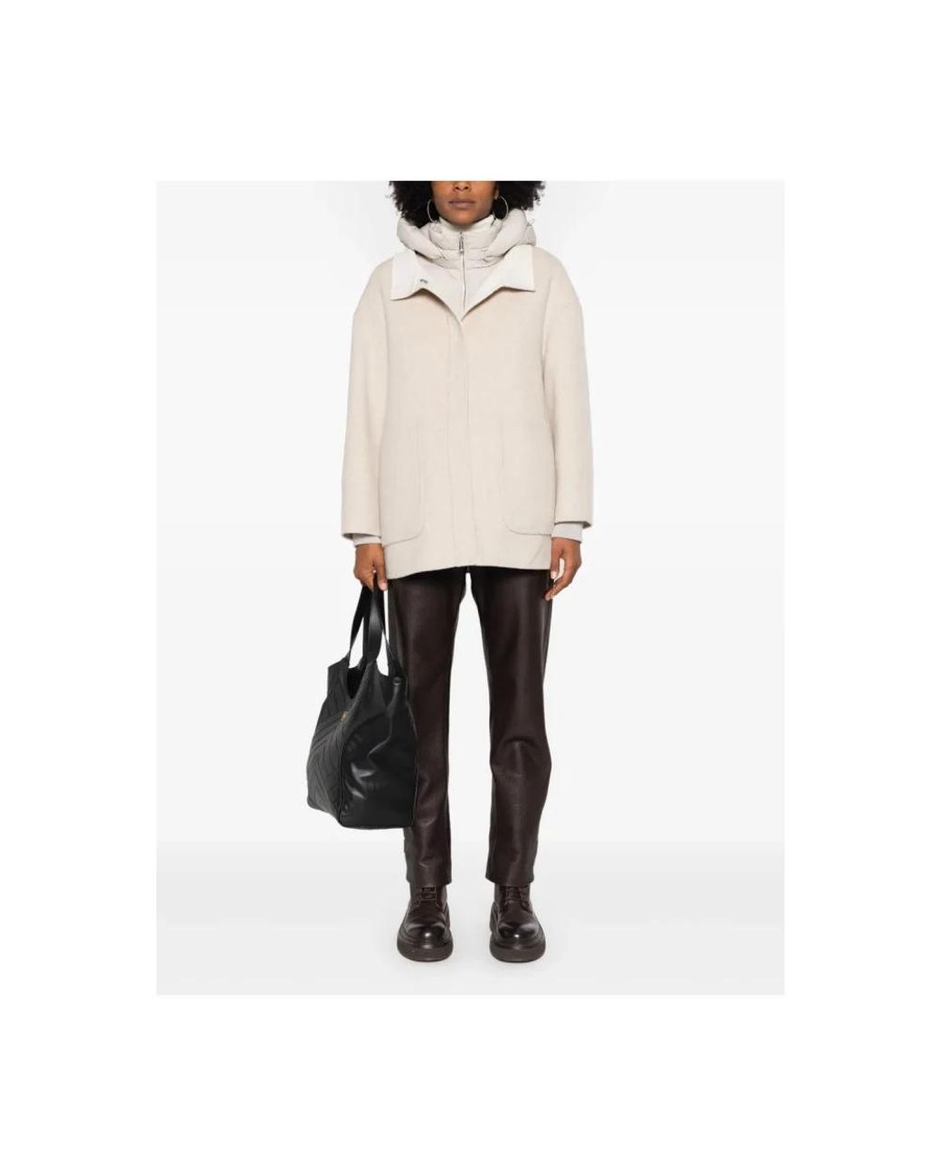 Winter Jackets Moorer de color Natural