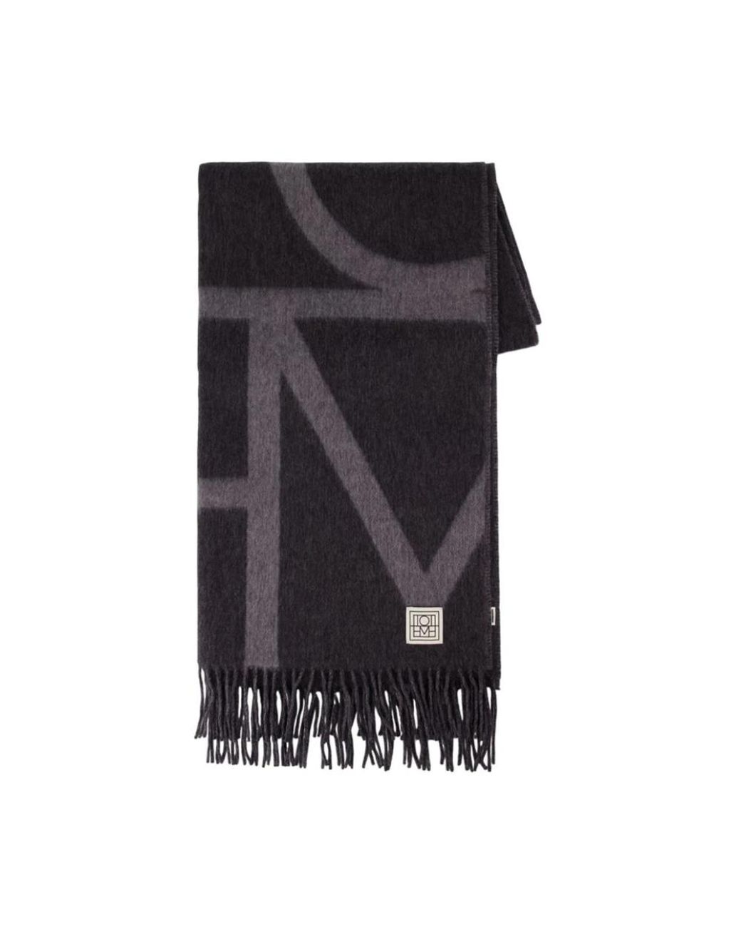 Totême  Black Winter Scarves