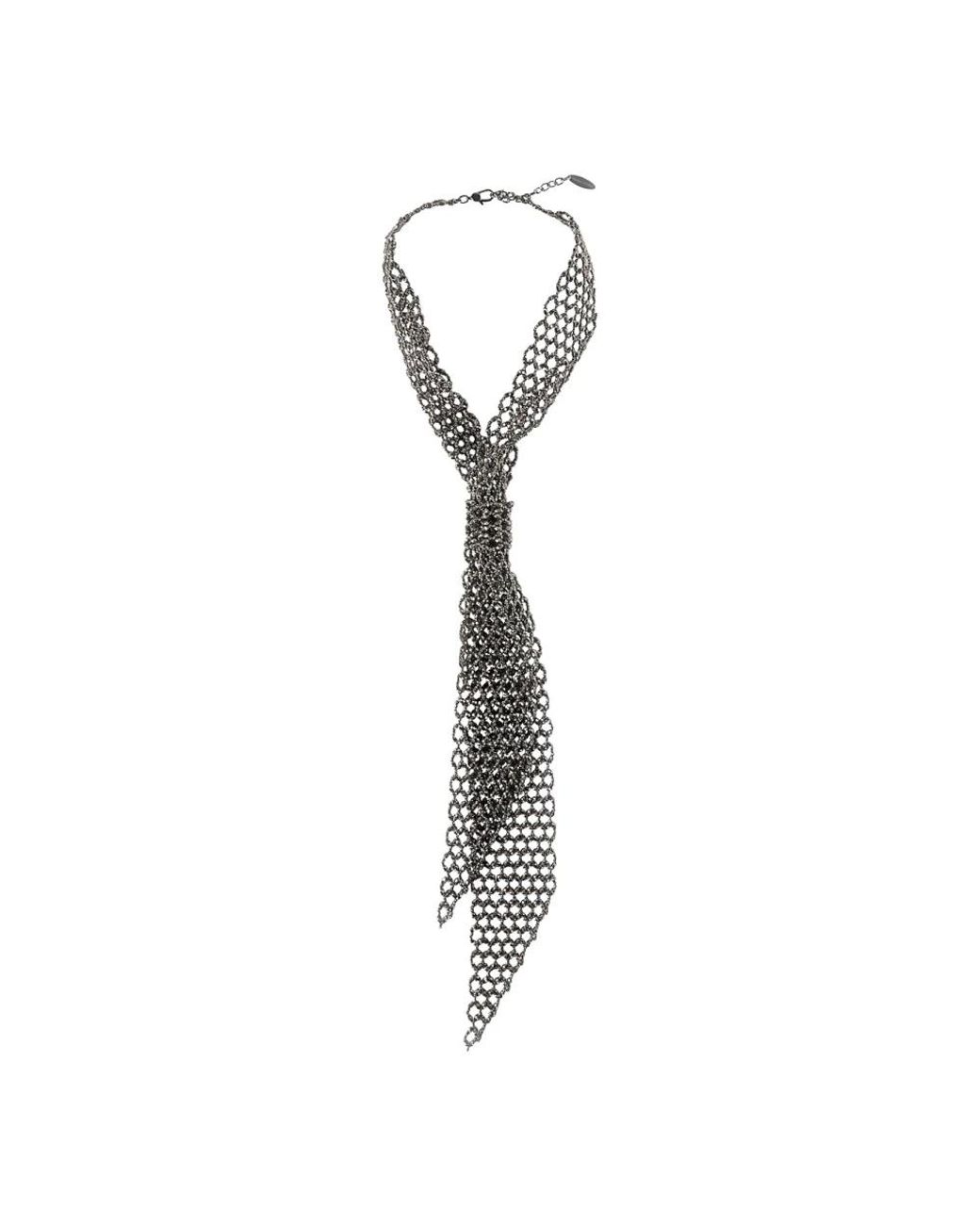 Necklaces di Brunello Cucinelli in Metallic