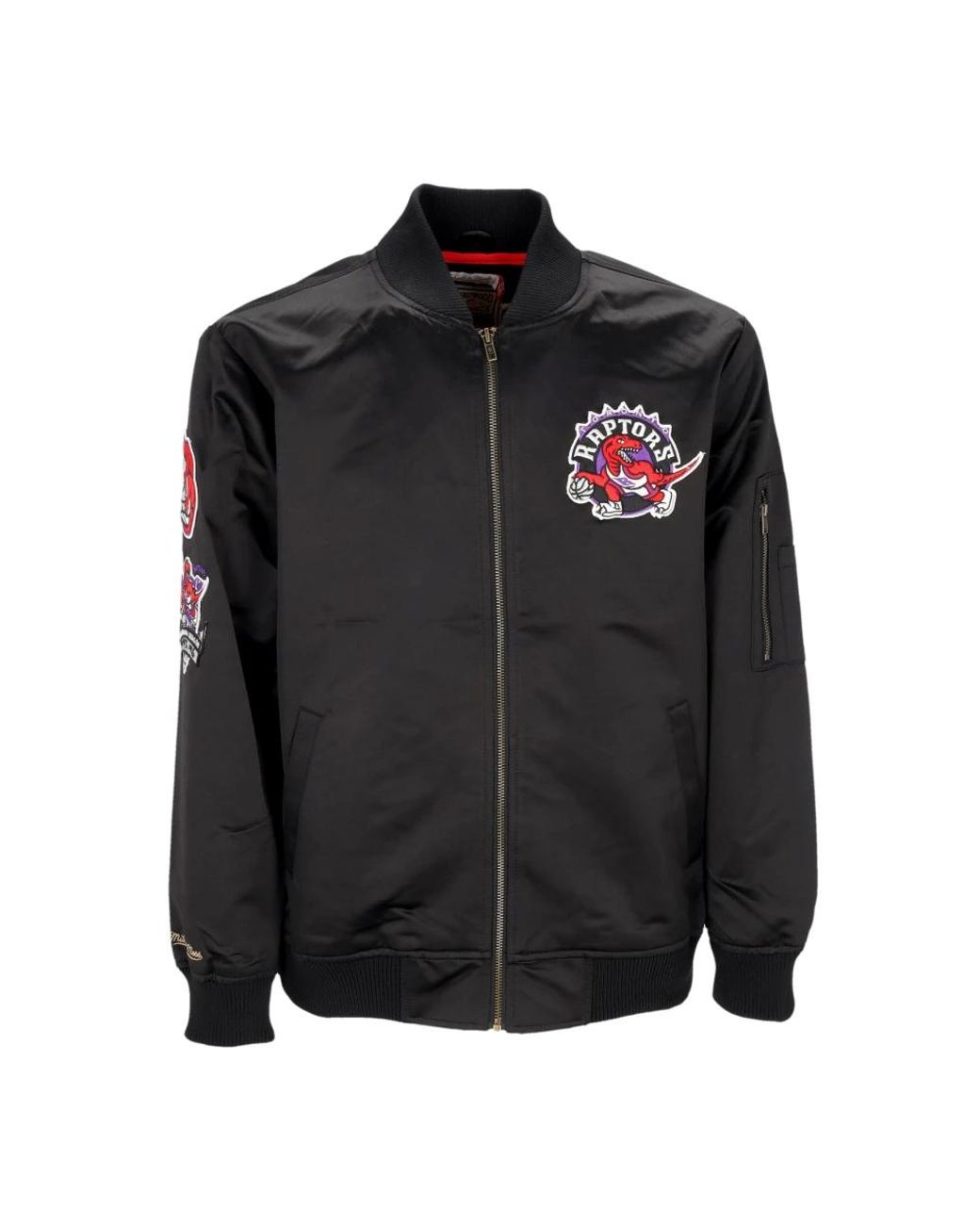 Mitchell & Ness Black Bomber Jackets for men