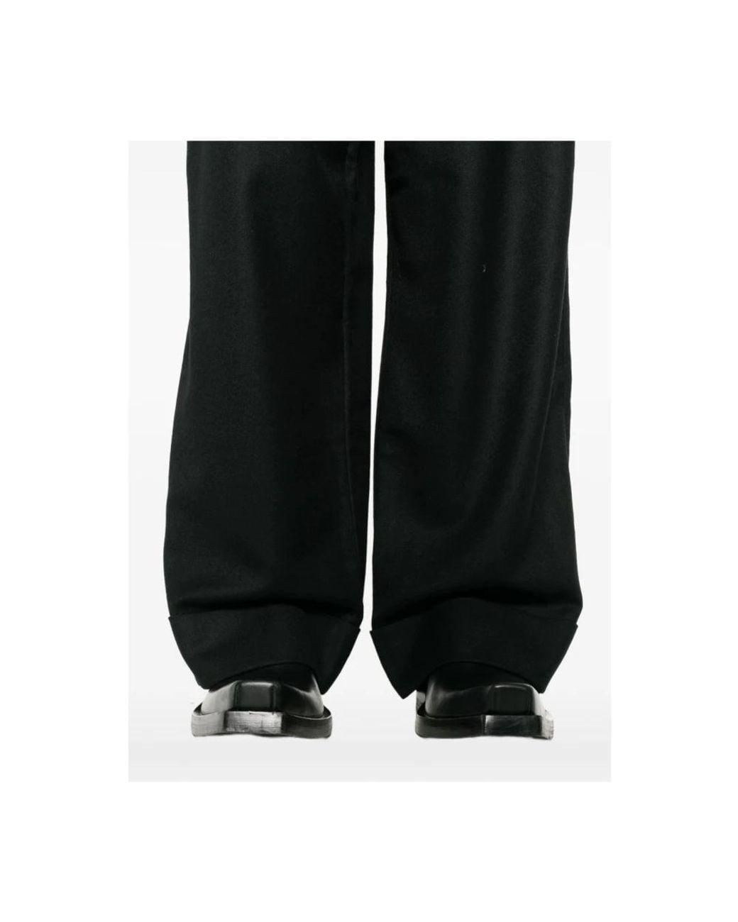Junya Watanabe Black Wide Trousers for men