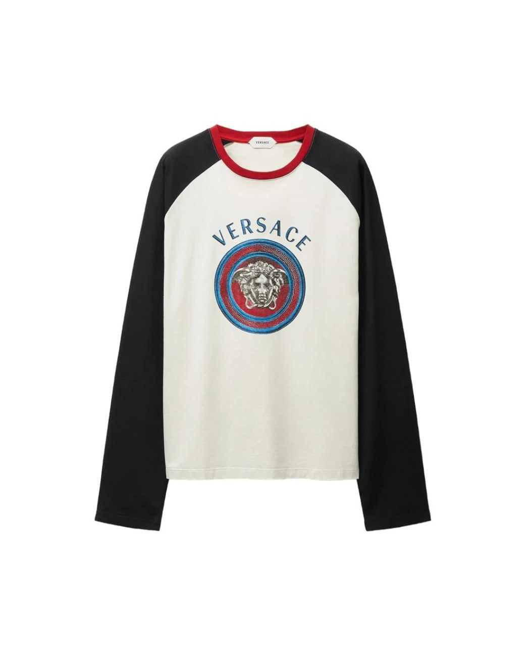 Versace Blue Long Sleeve T-Shirts for men