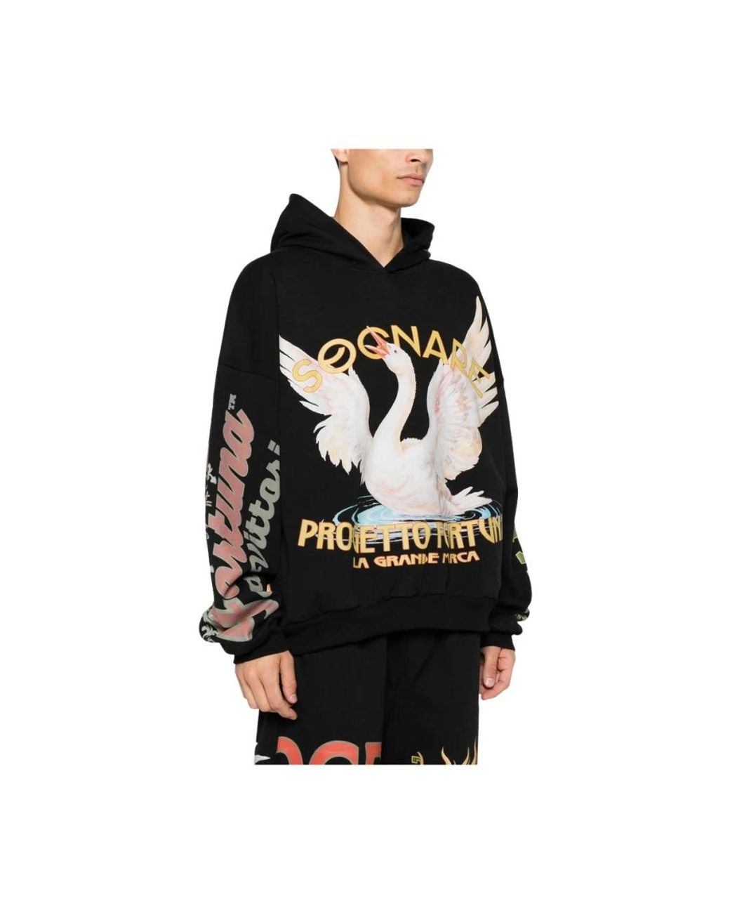 Hoodies PDF pour homme en coloris Black