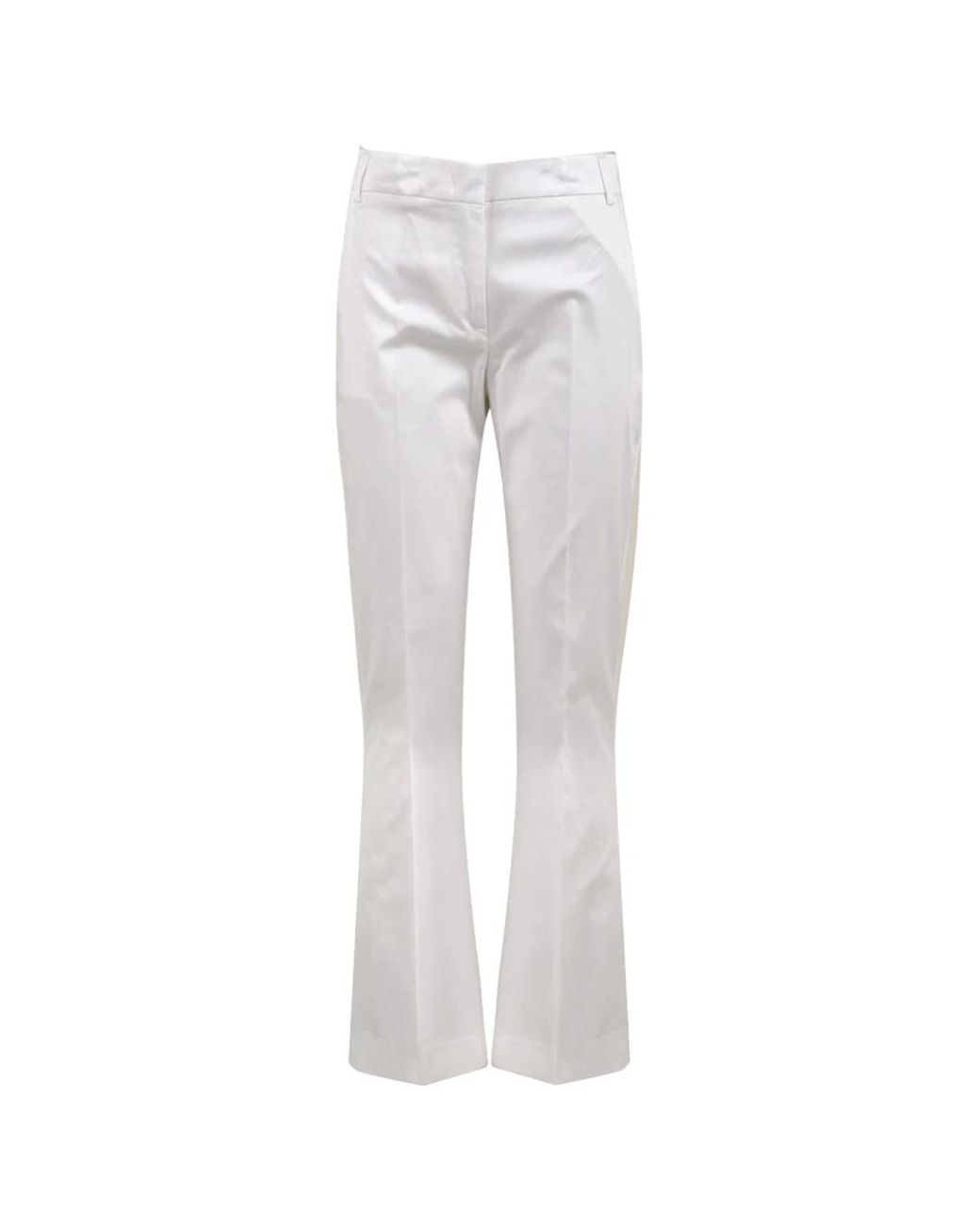 Drumohr Broeken ,Wit ,Witte Broek in het Gray