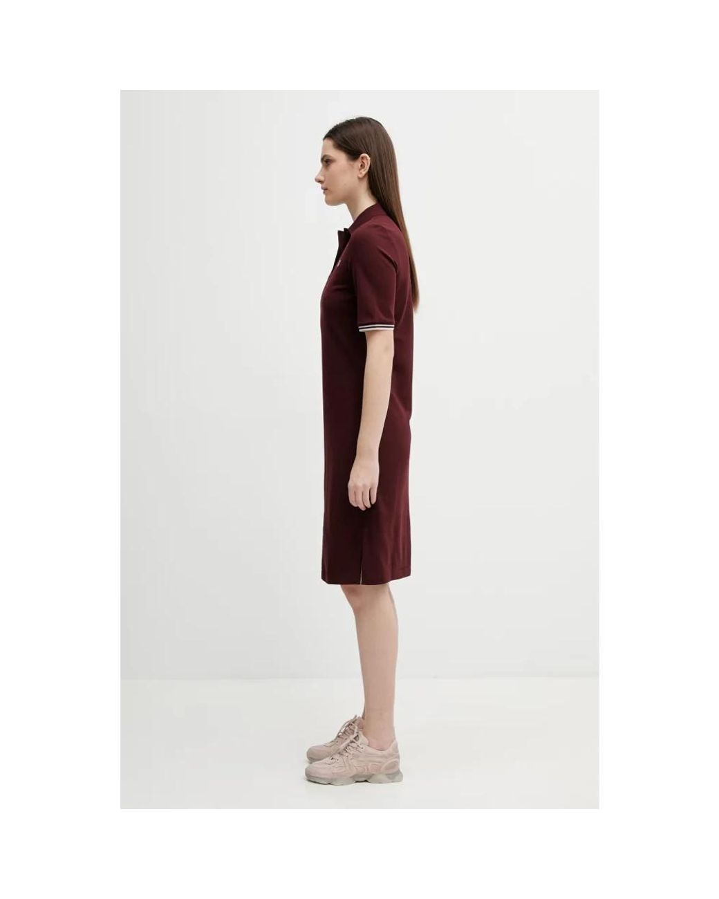 Fred Perry Red Maxi Kleider