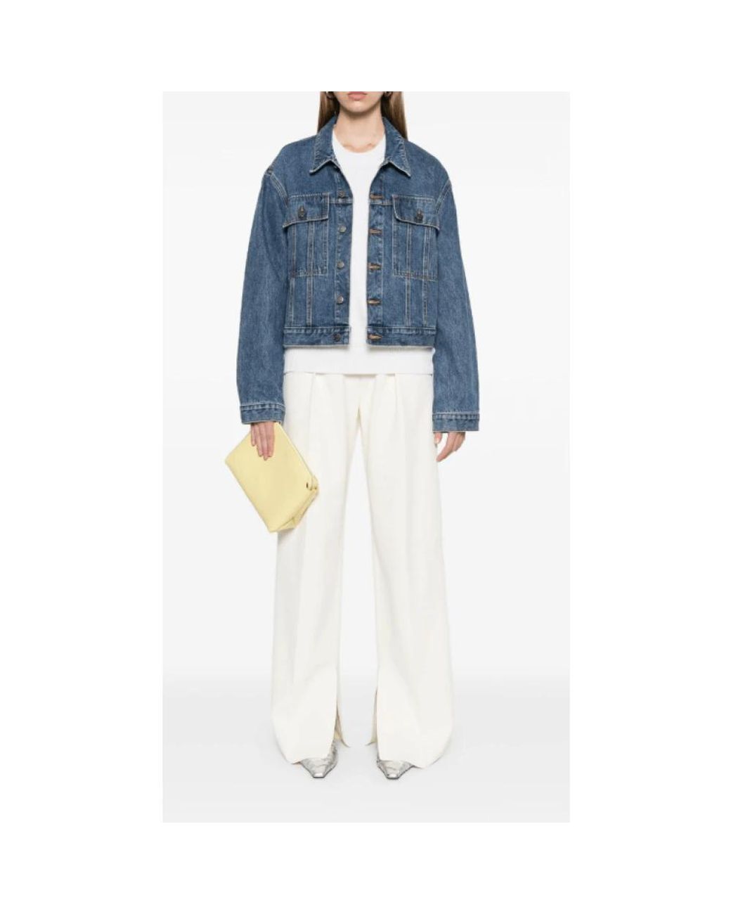 Denim Jackets Khaite de color Blue