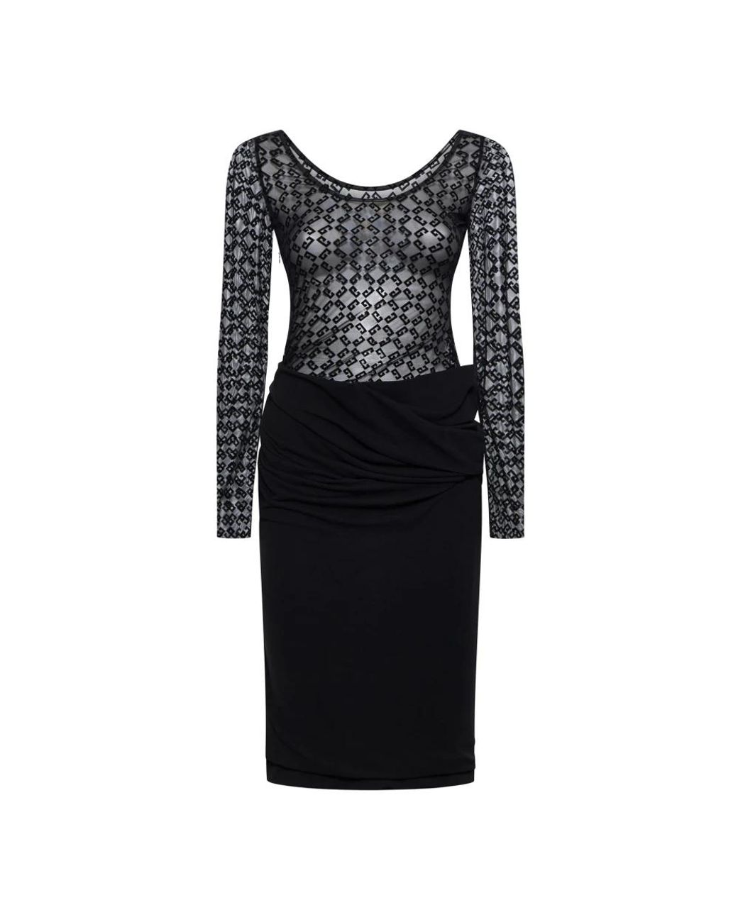 Givenchy Black Midi Dresses