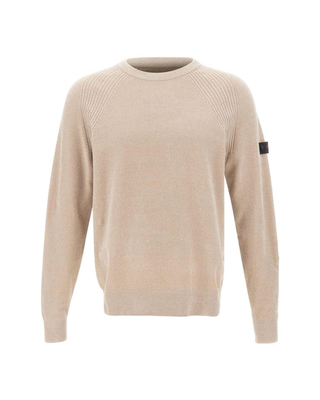 Peuterey Natural Round-Neck Knitwear for men