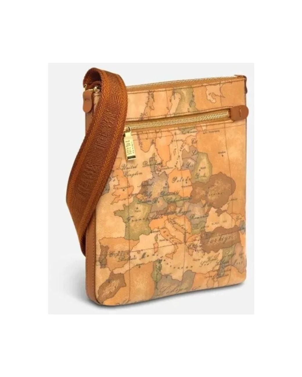 Alviero Martini 1A Classe Metallic Cross Body Messenger for men