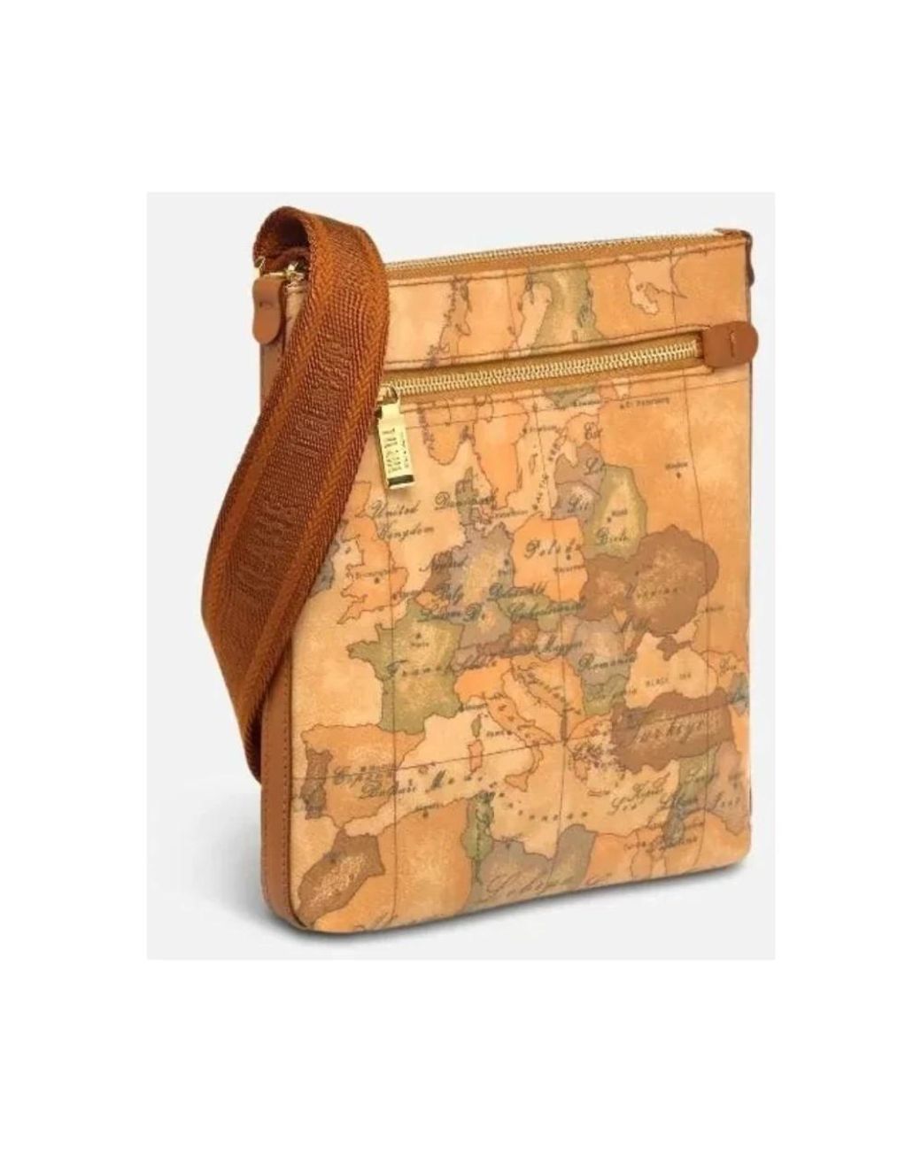 Alviero Martini 1A Classe Umhängetasche d083 in Metallic für Herren