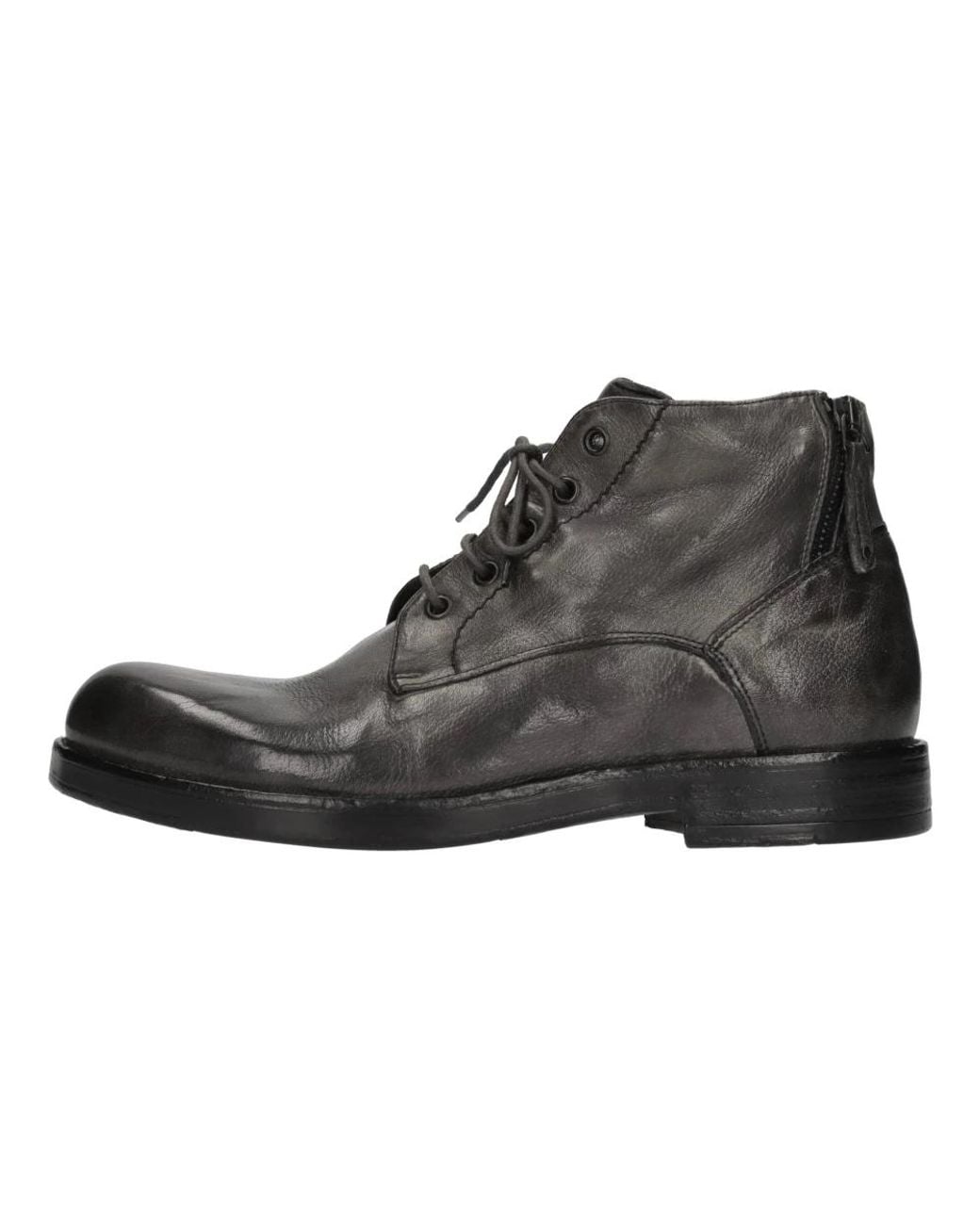 Hundred 100 Black Lace-Up Boots for men
