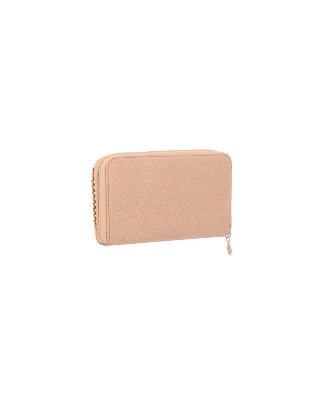 Stella McCartney Natural Falabella Zip Continental Wallet, One Size